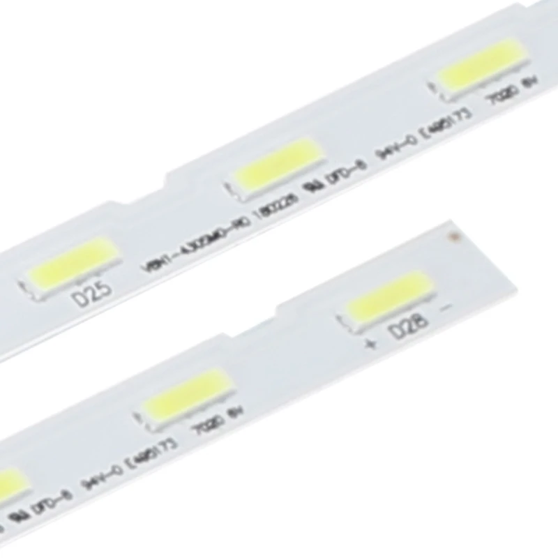 2 ชิ้น LED Backlight สำหรับ UA43NU7100 UE43RU7400 UE43NU7092 แถบแสงบาร์