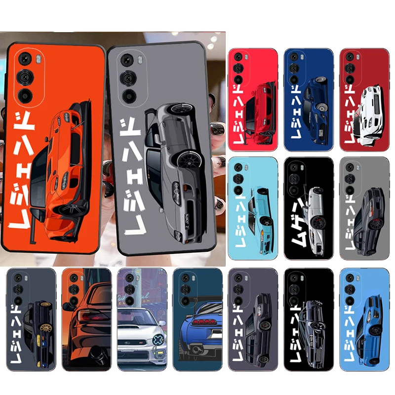 Phone Case for Moto Edge 50 40 Pro 40 30 Ultra Neo G Power G Stylus G Play E32 E20 E40 JDM Car Case