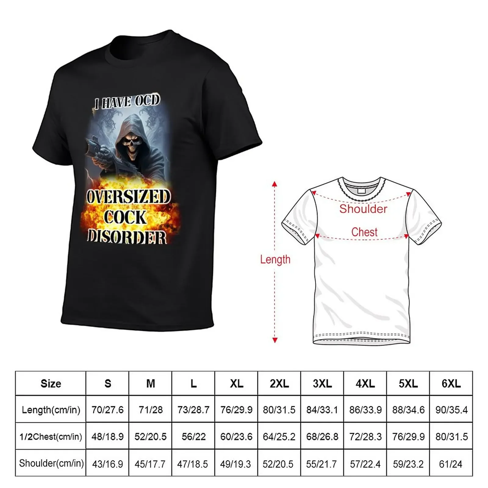 New i have ocd ver 2 T-Shirt Anime t-shirt t shirt man plain black t shirts men
