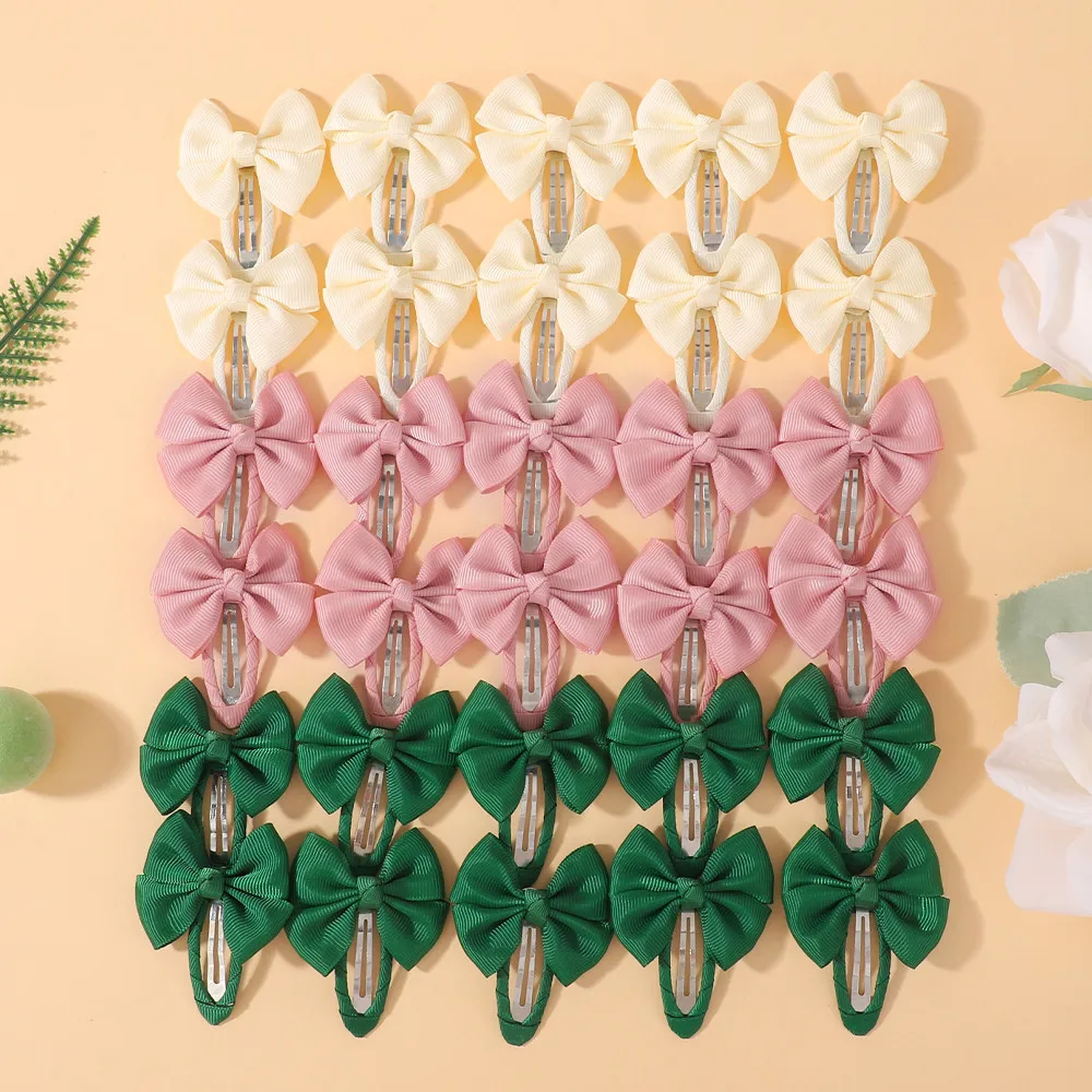 Zufällige Farbe 10 Stücke 2 Zoll Candy Farbe Mini Nette Haarspange Neugeborene Mädchen Haarklammern Clips Kinder Haarnadel Baby Haarschmuck