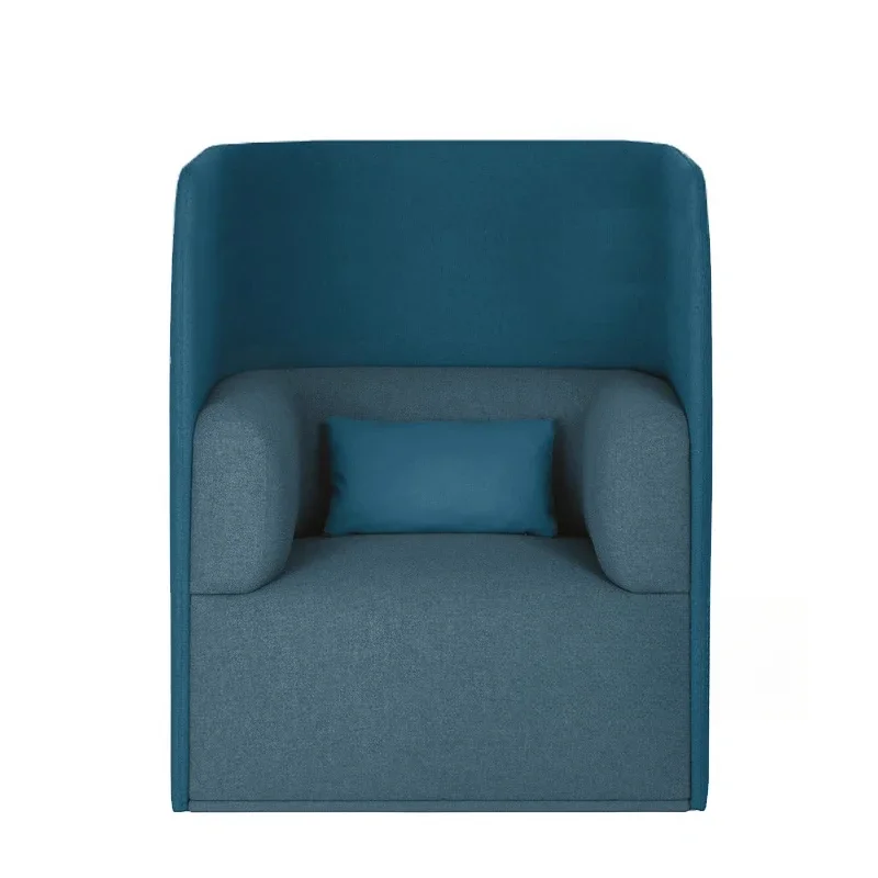 Modern minimalist high-back sofa chair Library lounge waiting area Semi-private space sofa chair
