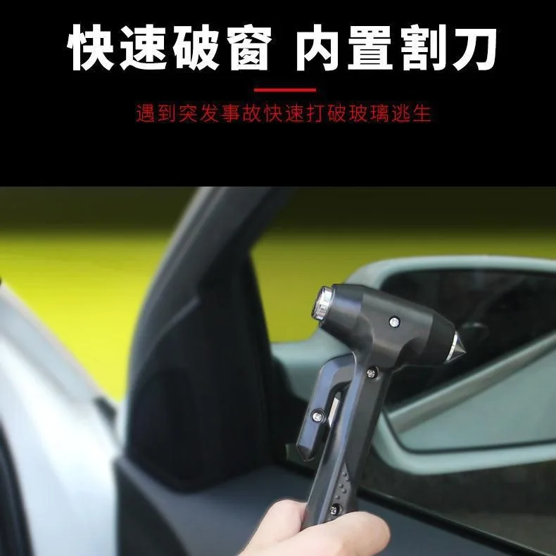 Safety Hammer Car Bus Escape Life-saving Hammer Car with Large Long Handle Emergency Hammer Window Breaker