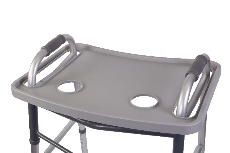 Sunscreen Removable anti-skid walker Plastic food tray for moving folding walkers for disabling