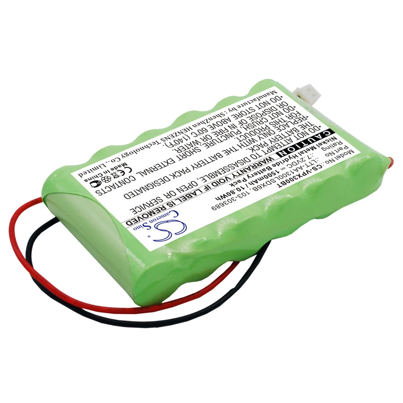 1500mAh AlarmSystem Ni-MH Battery for Visonic LTT-AA1300LSDX6B 103-303689 103-301179 BAT301179 103-300691 BATPM30 PowerMaster