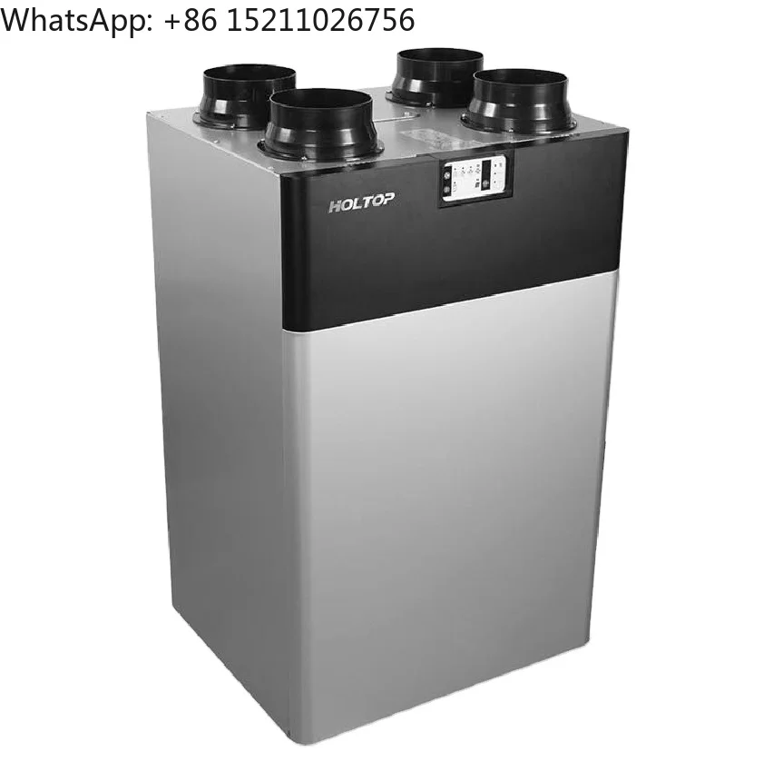 Residential HVAC System Parts High Efficiency Heat Energy Recovery Ventilation 100% Bypass Wifi MVHR ERV HRV Air Recuperator