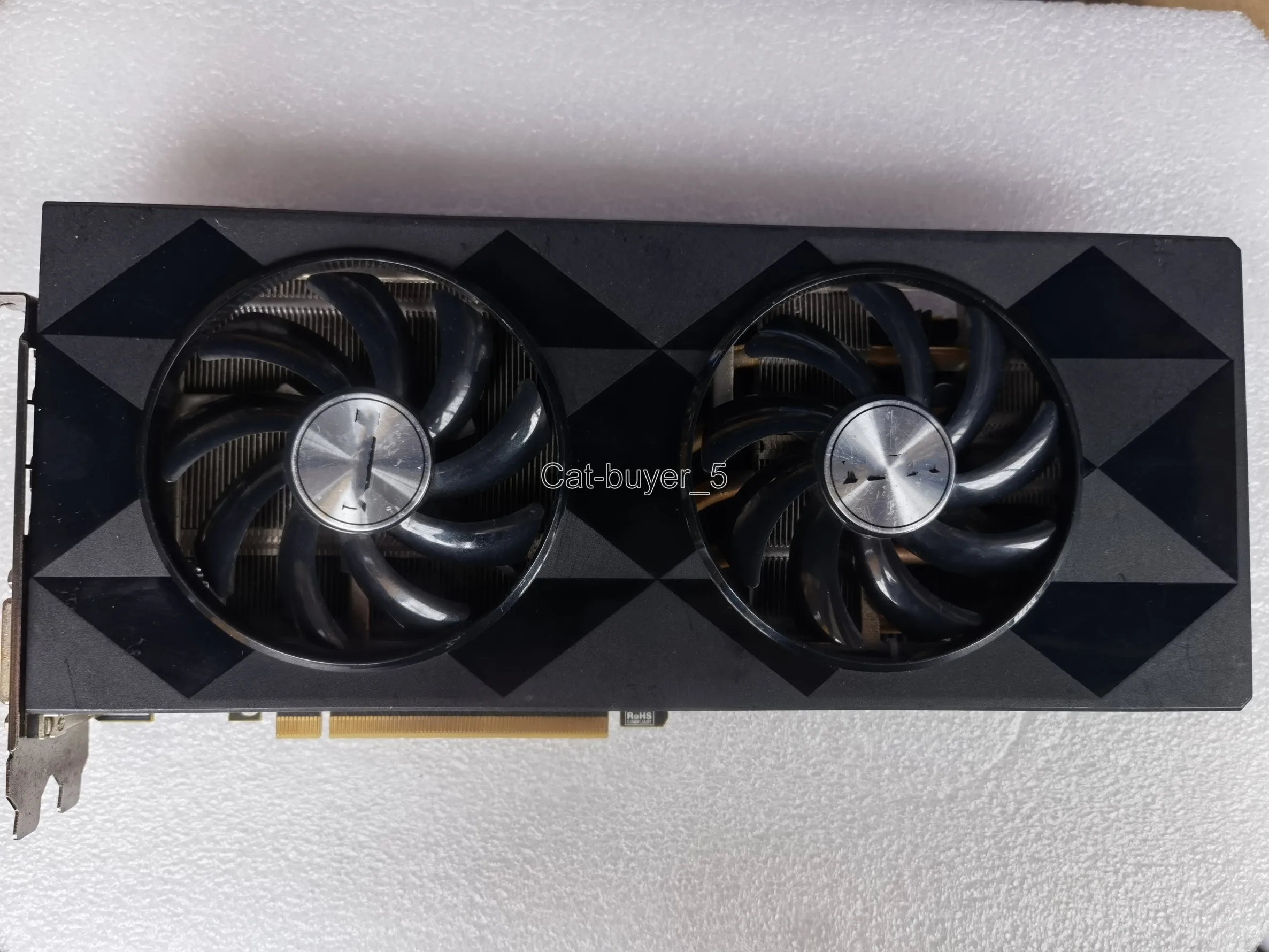 Kartu Video Grafis Radeon R9 390 4GB GDDR5 2560SP Bekas dengan Port DVI HDMI DP