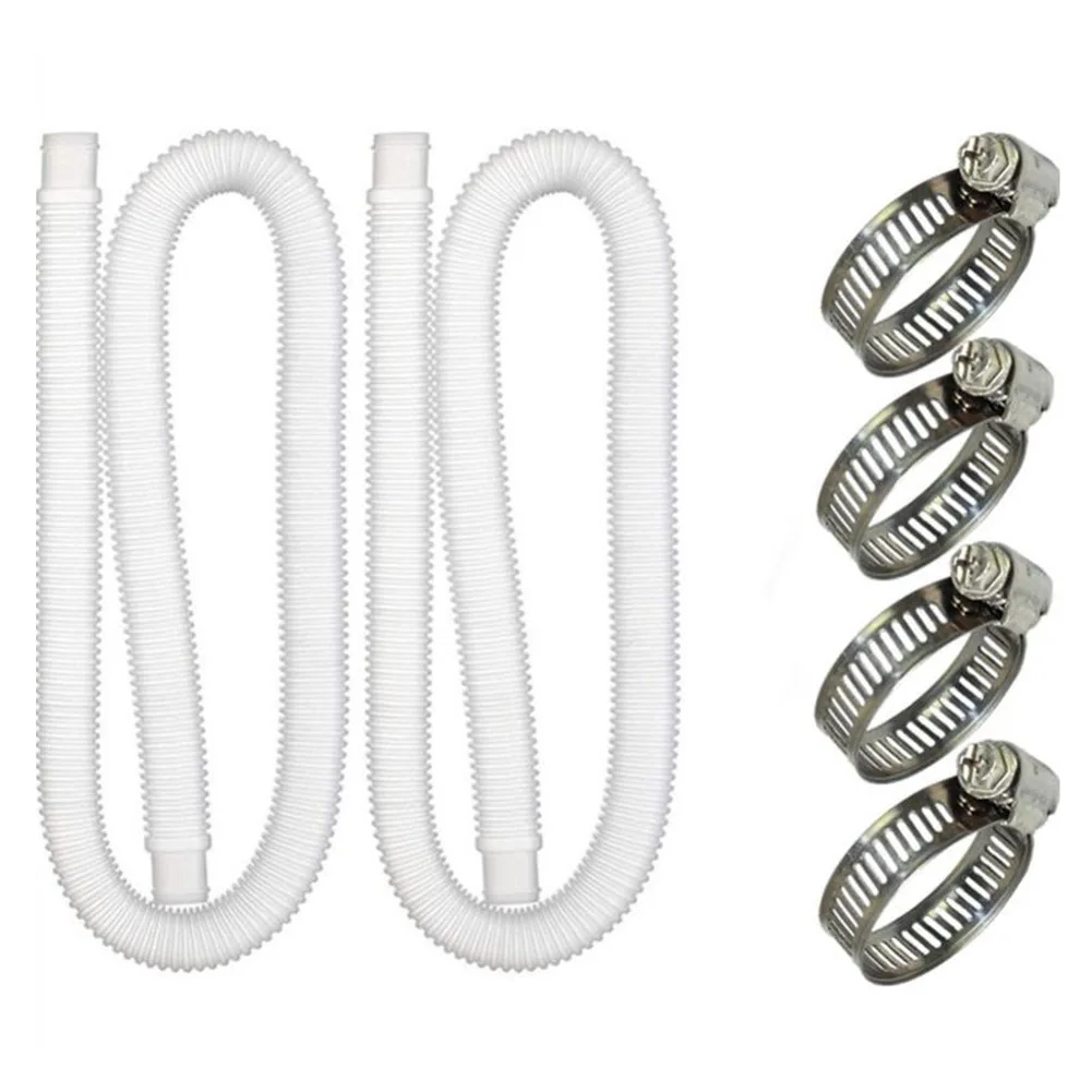 Polyethylene Plastic Hose Pool Pump Hose Pool Hose Above Ground Filter Pumps Hose Hose With Clips Spiral Wound