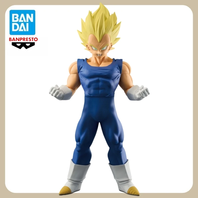 

100% Bandai Original Banpresto Grandista Series Dragon Ball Z Vegeta Super Saiyan PVC Anime Action Figures Model Collection 23cm