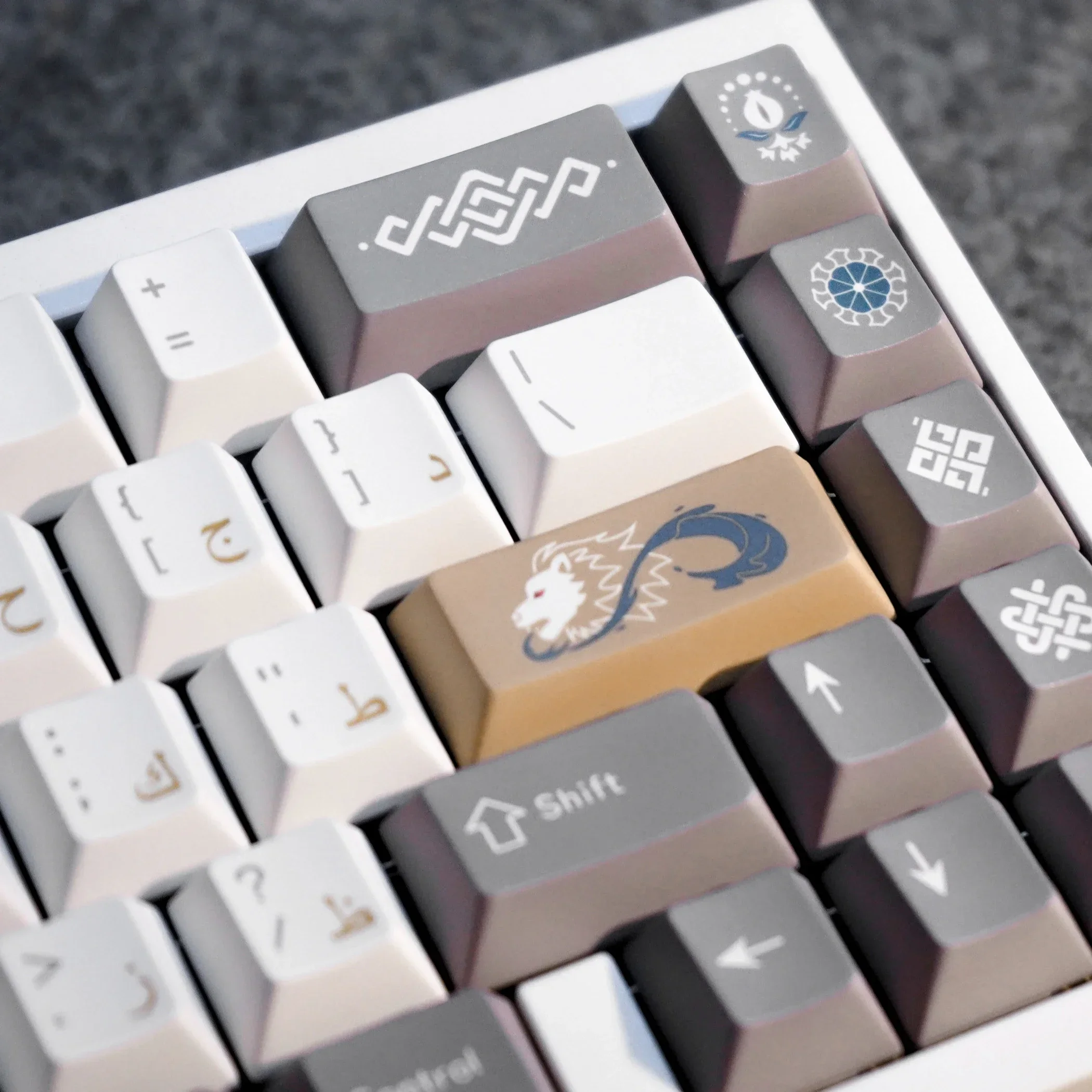 

PBT original five-sided sublimation keycap mechanical keyboard customized full set