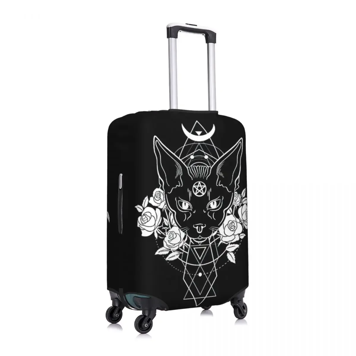 Wicca Print Luggage Protective Dust Covers Elastic Waterproof 18-32inch Suitcase Cover Travel Accessories