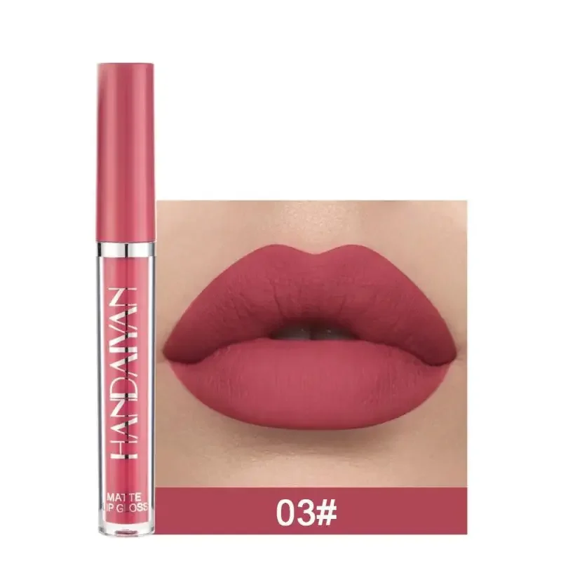 12 Colors Matte Lip Gloss Waterproof Liquid Lipstick Long lasting Lip Stain Red Lipgloss Lip Tint Women Lipstic Makeup