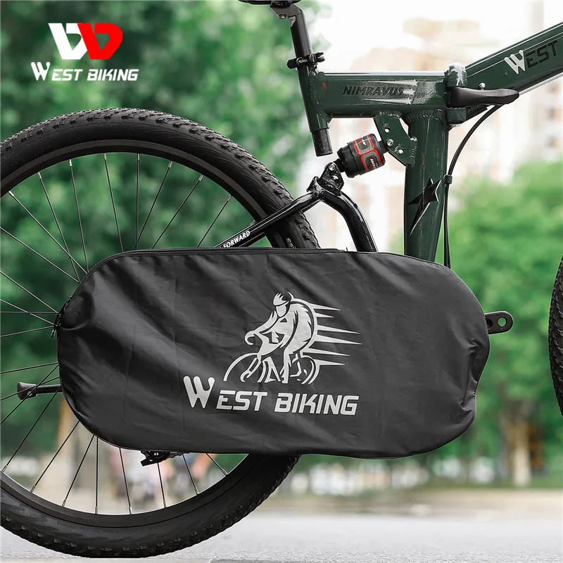 WEST BIKING Bicycle Chain Protector Cover Waterproof Dustproof MTB Road Bike Chainwheel Protection Cover Cycling Equipment