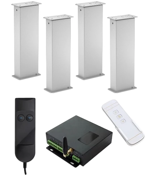 12v 24v 4000N Dc Motor Synchronous Lifting Column with One Control Four Synchronous Controller