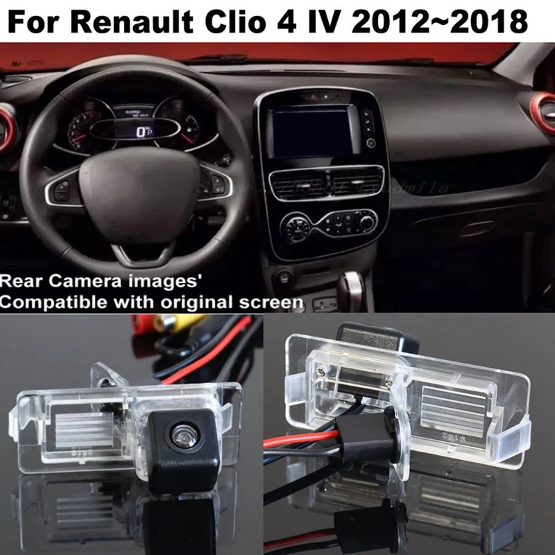 Car Rearview Reverse Camera Conversion Cable 24 Pin Adapter Kit For Renault Clio 4 IV 2012 2013 2014 2015 2016 2017 2018