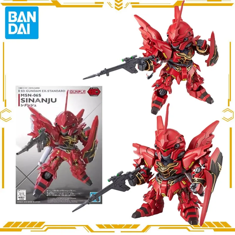 

Bandai Genuine SDEX 013 Action Anime Figure Sinanju Assemble Toy for Boys Girls Kids Valentine's Day Gift Collectible Model
