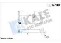 

1781832AL heater radiator for 1,6 S / SX / SXA (2 SXA + PL)