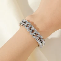 EILIECK-Ensemble de Colliers et Bracelets en Argent pour Femme, Style Cubain, Étanche, Cadeau de ix 6