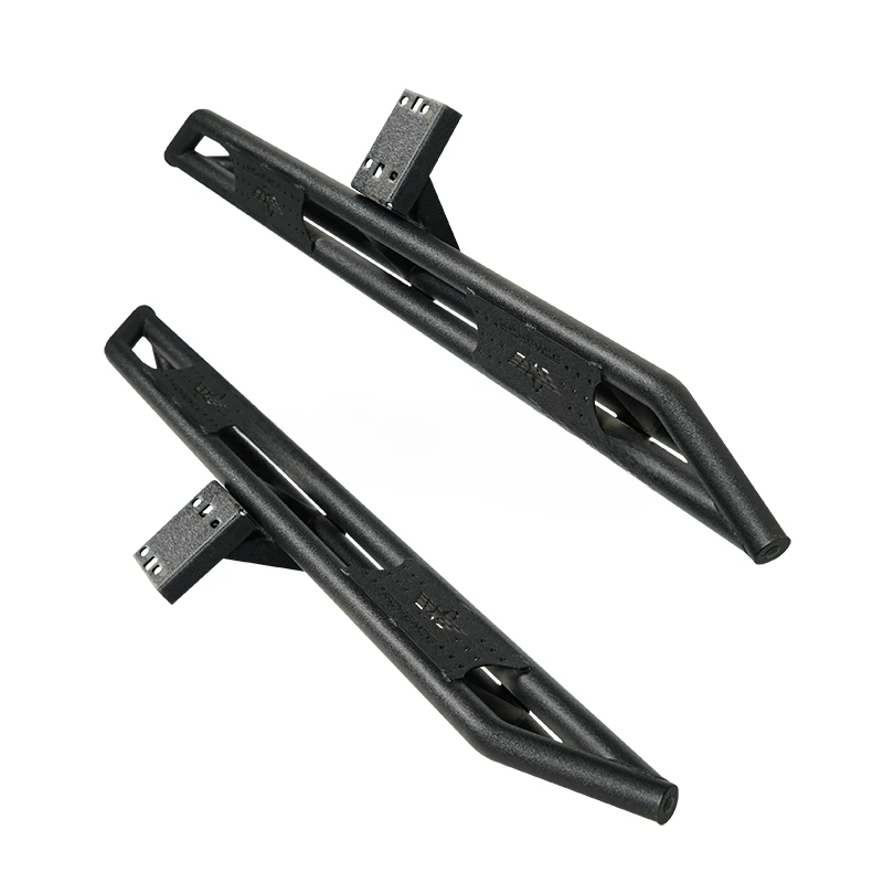 Sports Style 4x4 Side Steps, Exterior Styling Accessories, Black Steel Alloy, Custom, Waterproof, Clip‑On Installation,