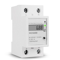 Discount Digital Electric Consumption KWh Din Rail Smart Energy Meter WiFi Power Meter Watt Remote Switch Control Monitor