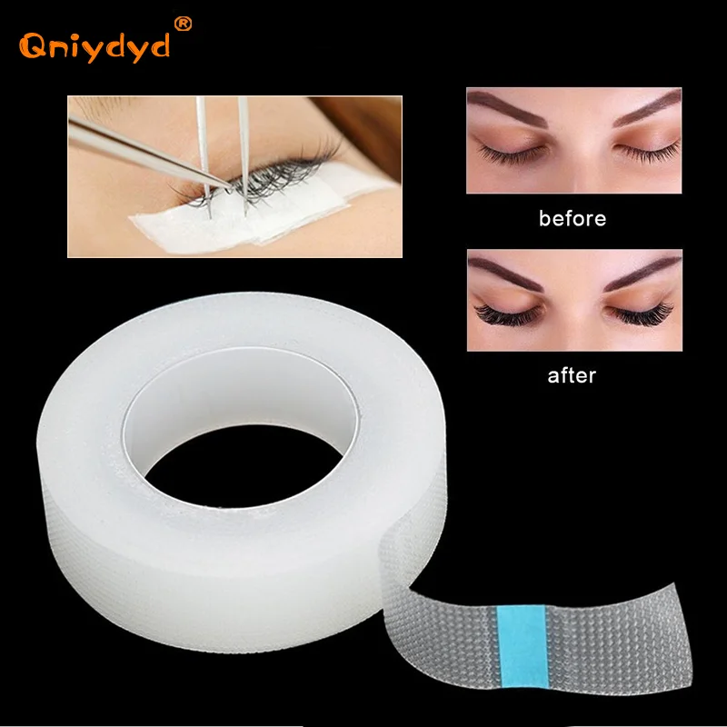 9.1M/Roll Medical PE Tape Grafting False Eyelash Tape Tape Transparent Breathable Hand-tearable Hypoallergenic Tape