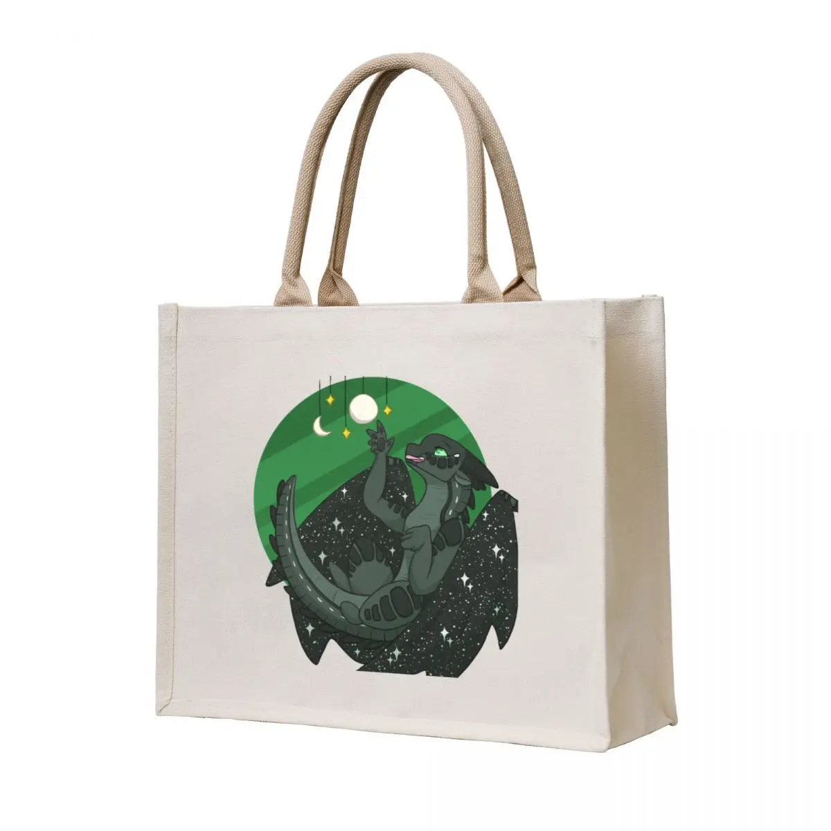 Moonwatcher Tote Bag Beach bag tote bag custom Canvas for women cloth woman