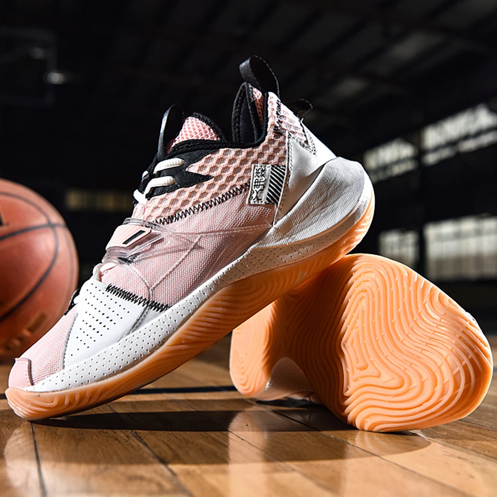 KuBang Basketball shoes have friction sound sneakers actual anti - slip wear - resistant shoes