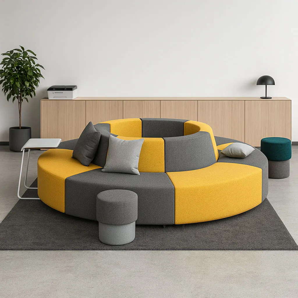 & Modern Design Solid Wood Frame Library Furniture New Reading Book Leisure Sofa with Comfortable Features S-sharp Furniture