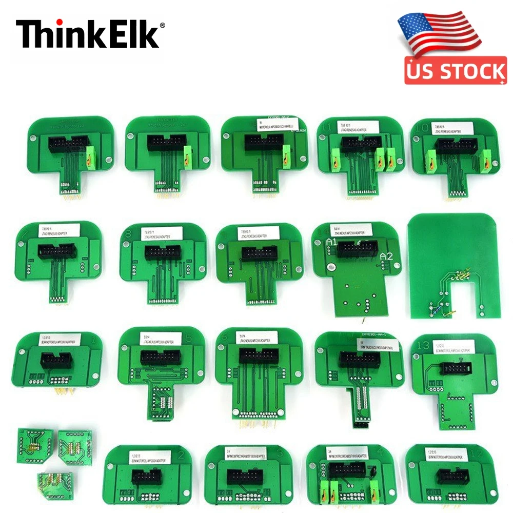 22pcs Full Set BDM Adapter Kit ECU RAMP Adapters for KTAG KESS KTM Dimsport BDM Probe Adapters Automotive Diagnostic Tool Kit