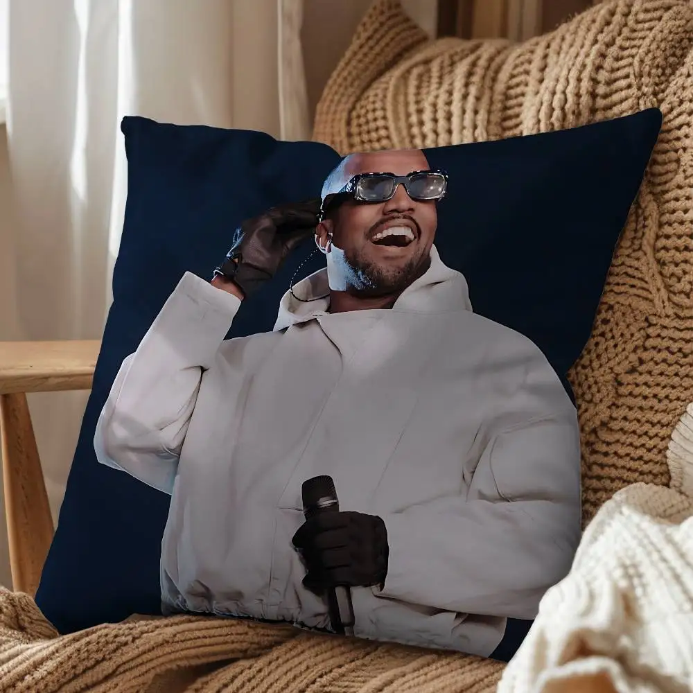 Ye Dropout Bear BULLY Kanye West Pillow Case Anti-dustmite Pillowcase Invisible zipper silky short plush Sofa cushion cover