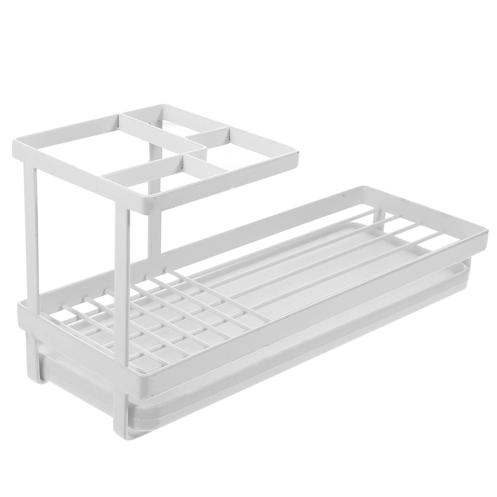 

Multi-Functional Carbon Steel Toothbrush Rack Hollow-Out Design Electric Toothbrush Holder Bathroom Display Stand Storage