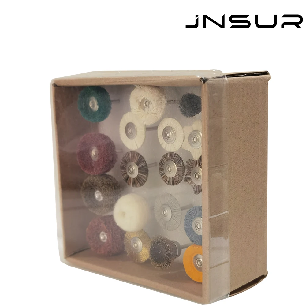 JNSUR Polishing Brush Kits Technician Tool Nail Polish Dental Artificer Ceramic Porcelain Grinding Dentist Tool Dental lab