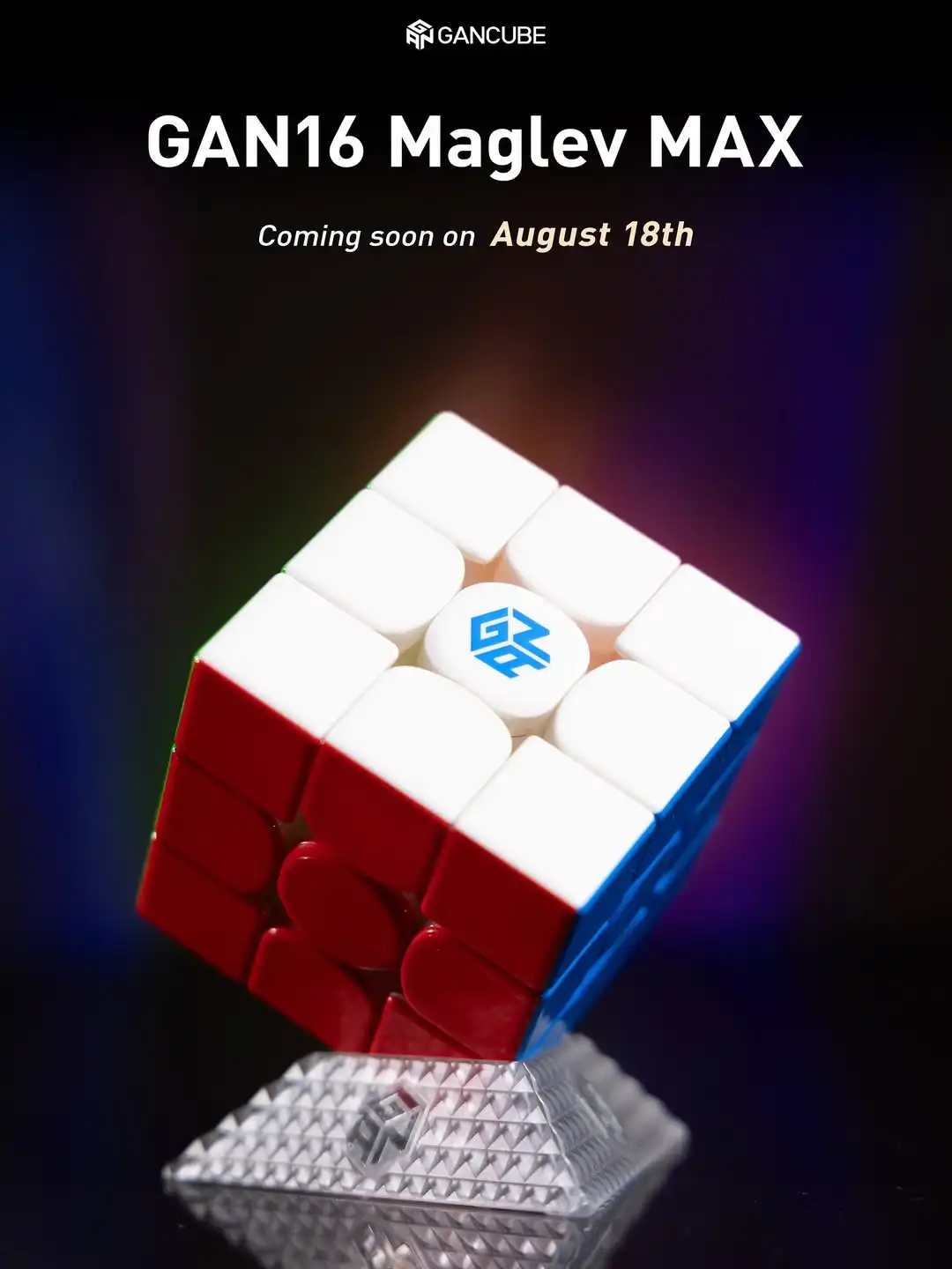 Gan16 maglev max uv gan 3x3 cubo 3x3 cubo magnético carro-chefe competição profissional magico puzzle brinquedo para crianças