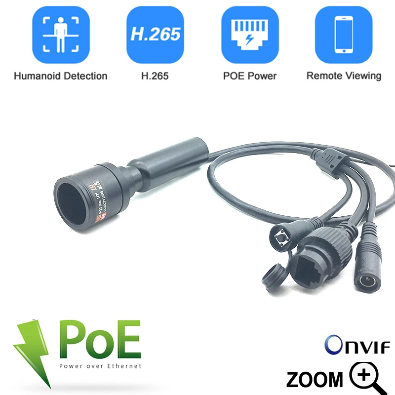 

5MP 2MP1080P Mini Size Bullet Style P2P Industry Security Mini IP Camera 2.8-12mm Varifocal Lens 6-22mm Varifocal Lens