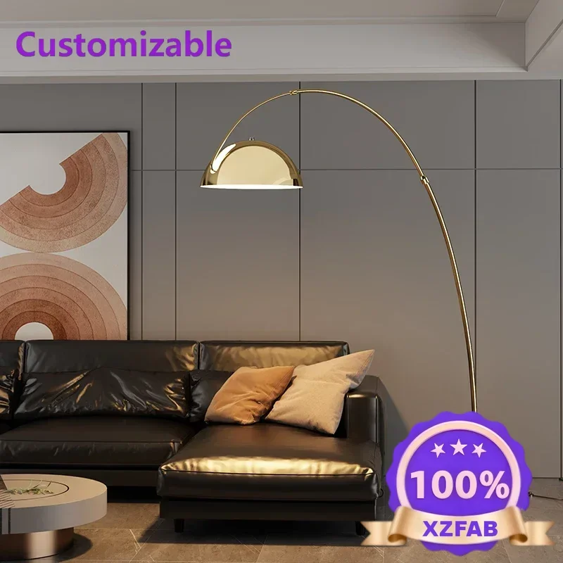 Marble Minimalist Floor Nordic Tall Luxury Arc Floor Sofa Bed Gold Hogar Y Decoracion Novedosos Living Room Decoration