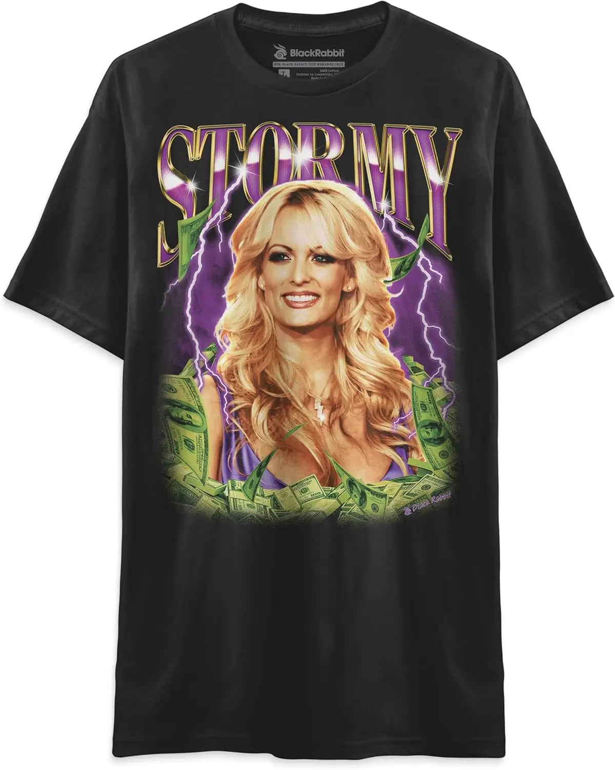 Stormy Hush Money Daniels Trump Indictment Retro Vintage Bootleg Unisex Classic T-Shirt