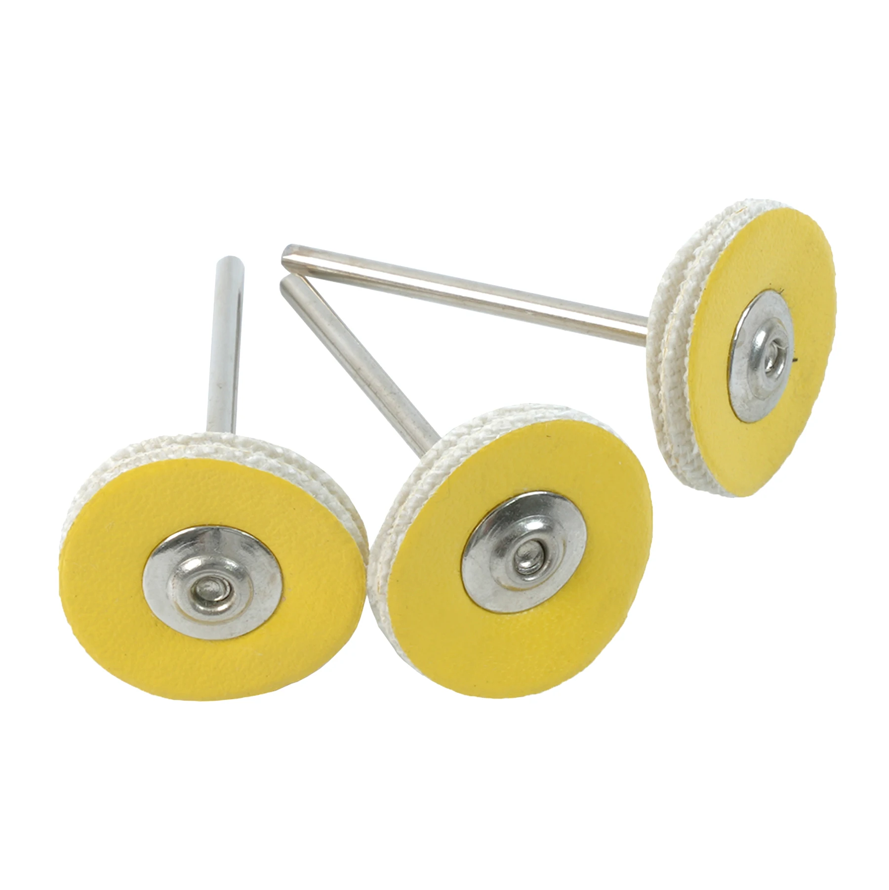 10pcs/Bag Dental Laboratory Mounted Polishing Brush Wheel Leather Buff Lab Materials Rotary Tools Low Speed 2.35mm HP Shank - view 5