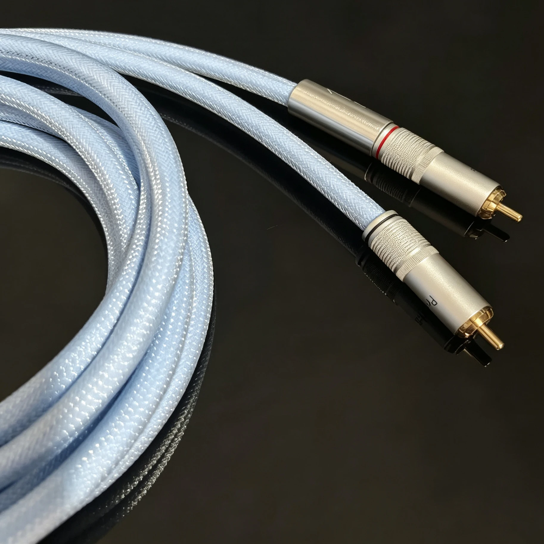 HiFi RCA/XLR Cable 5N Pure Silver XLR Cable Silver Plated RCA/XLR Plug Audiophile Cable Interconnects Video Extend Wire