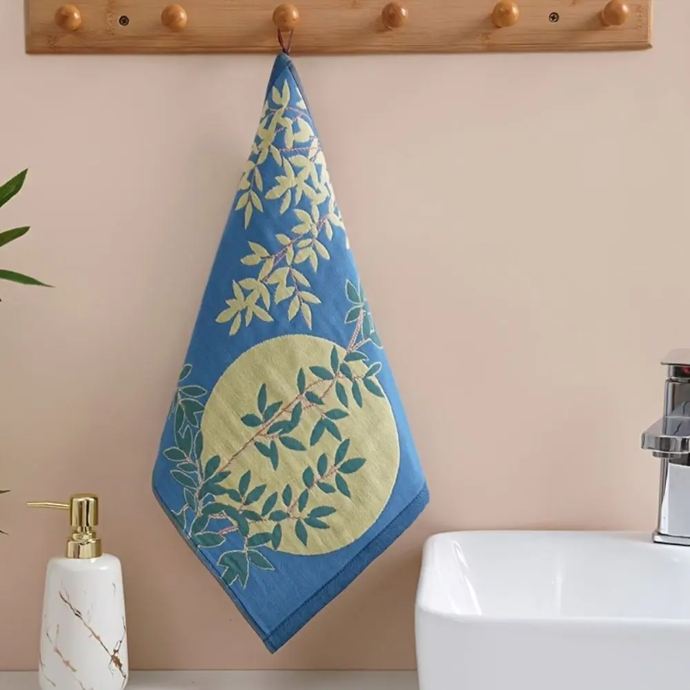 New 34x40cm Large Hand Towel 4Layer Cotton Gauze Decorative Pure Cotton Dish Cloth Quick Dry Kitchen Towel Home Restaurant