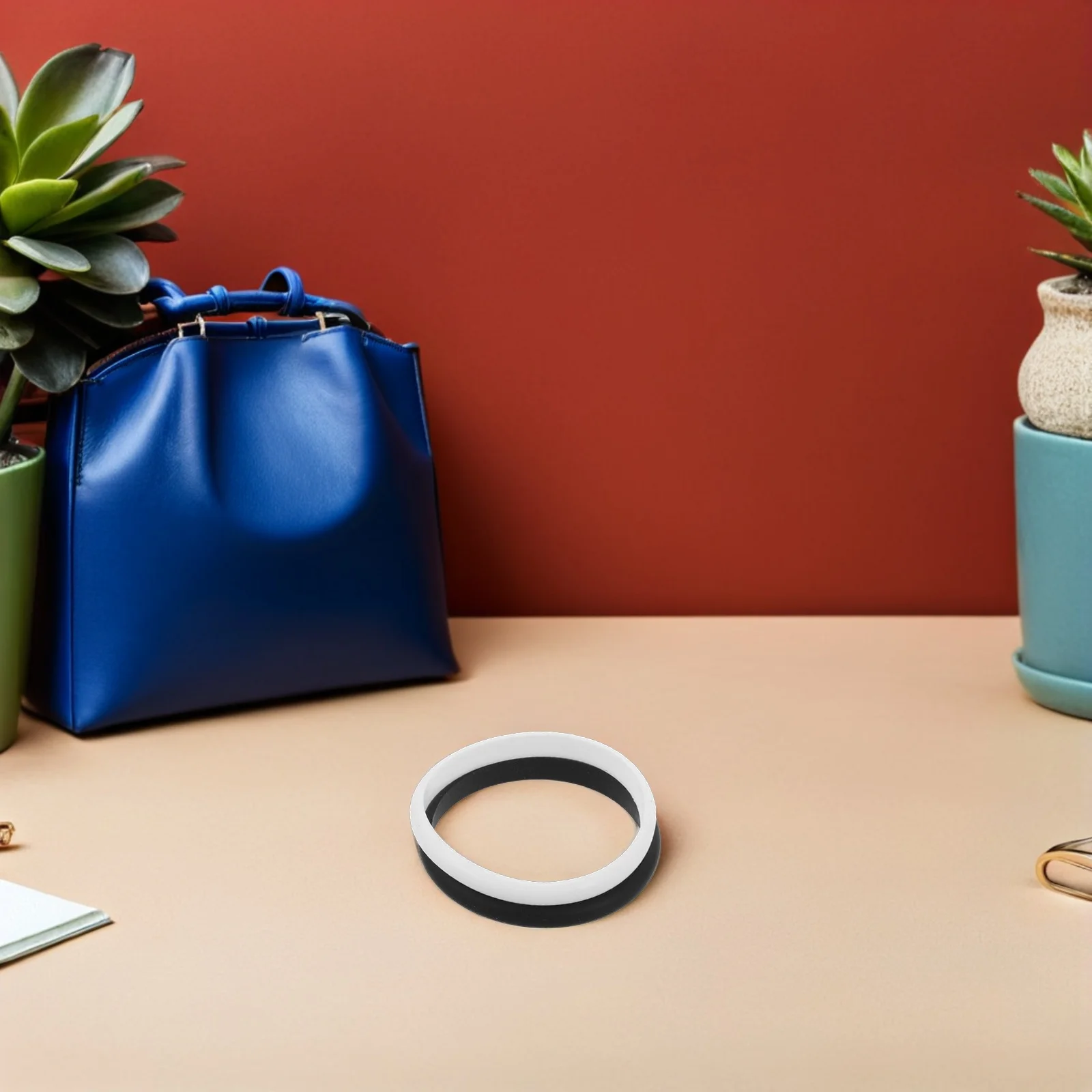 

2Pcs Silicone Sports Wristbands Black White Breathable Elastic Fastdrying Cycling Running Fitness Sports Team Athletic Bracelets