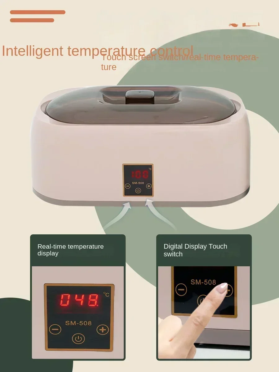 220V beauty salon hand wax machine 4000ml hand wax therapy machine hand film honey wax heater household melting machine DAA