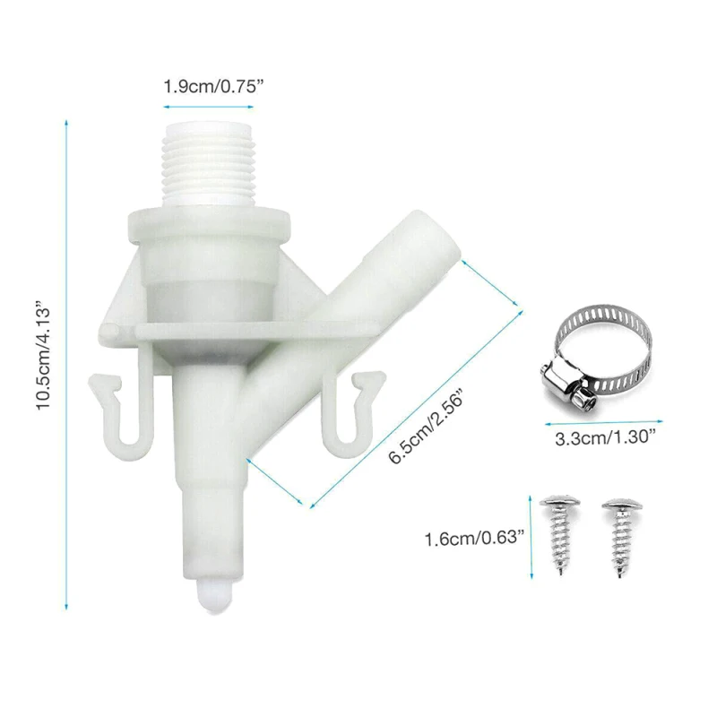 2 Pack Water Valve Kit Replacement for Sealand Dometic 300 310 320 Leak-Proof Upgraded RV Toilet Fill Valve Replacement Kit