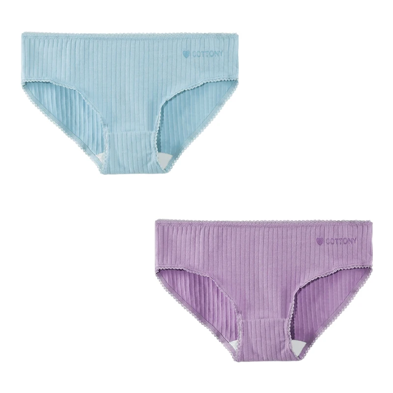 5PCS Women's pure cotton underpants, women's all-cotton briefs, summer thin mid-waist, comfortable and breathable