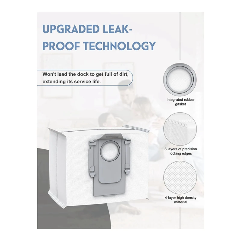 Main Side Brush HEPA Filter Mop Cloth Dust Bags For Roborock S8 Pro Ultra Robot Vacuum Cleaner Accessories