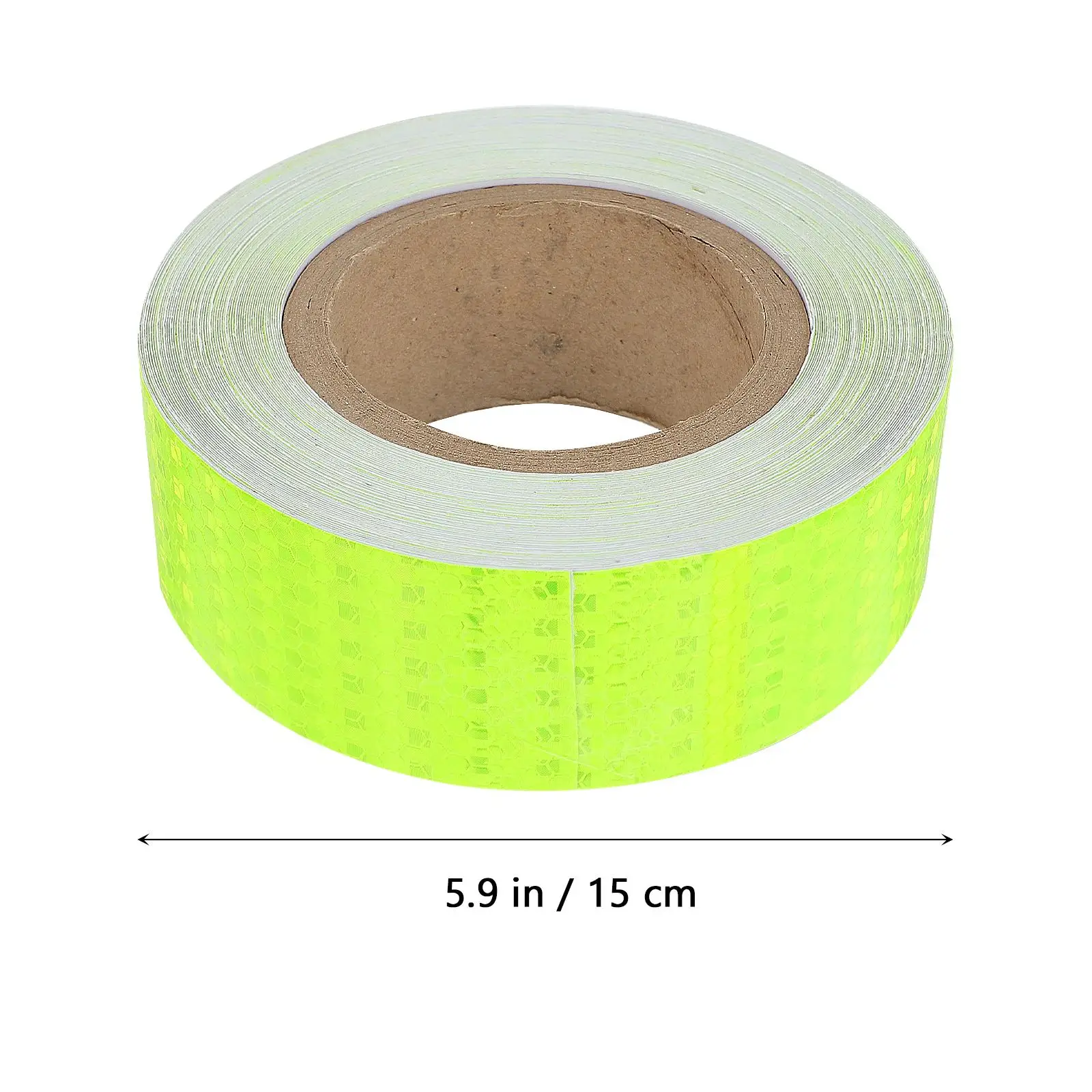Reflective Stickers Bright Yellow Tape Night Fluorescent Warning Useful Pvc Luminous