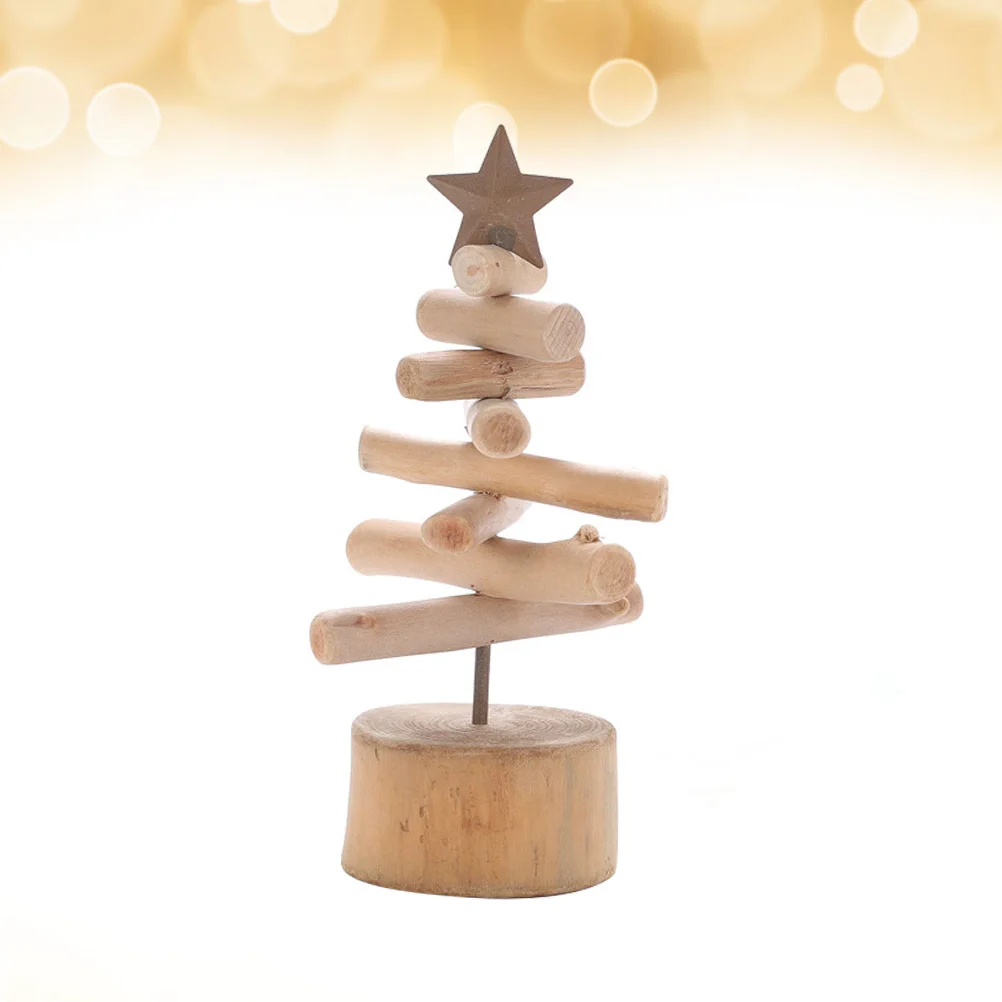 

Baubles Christmas Decorations Wooden Tree Ornament Home Craft Ornaments Room Hanging Office