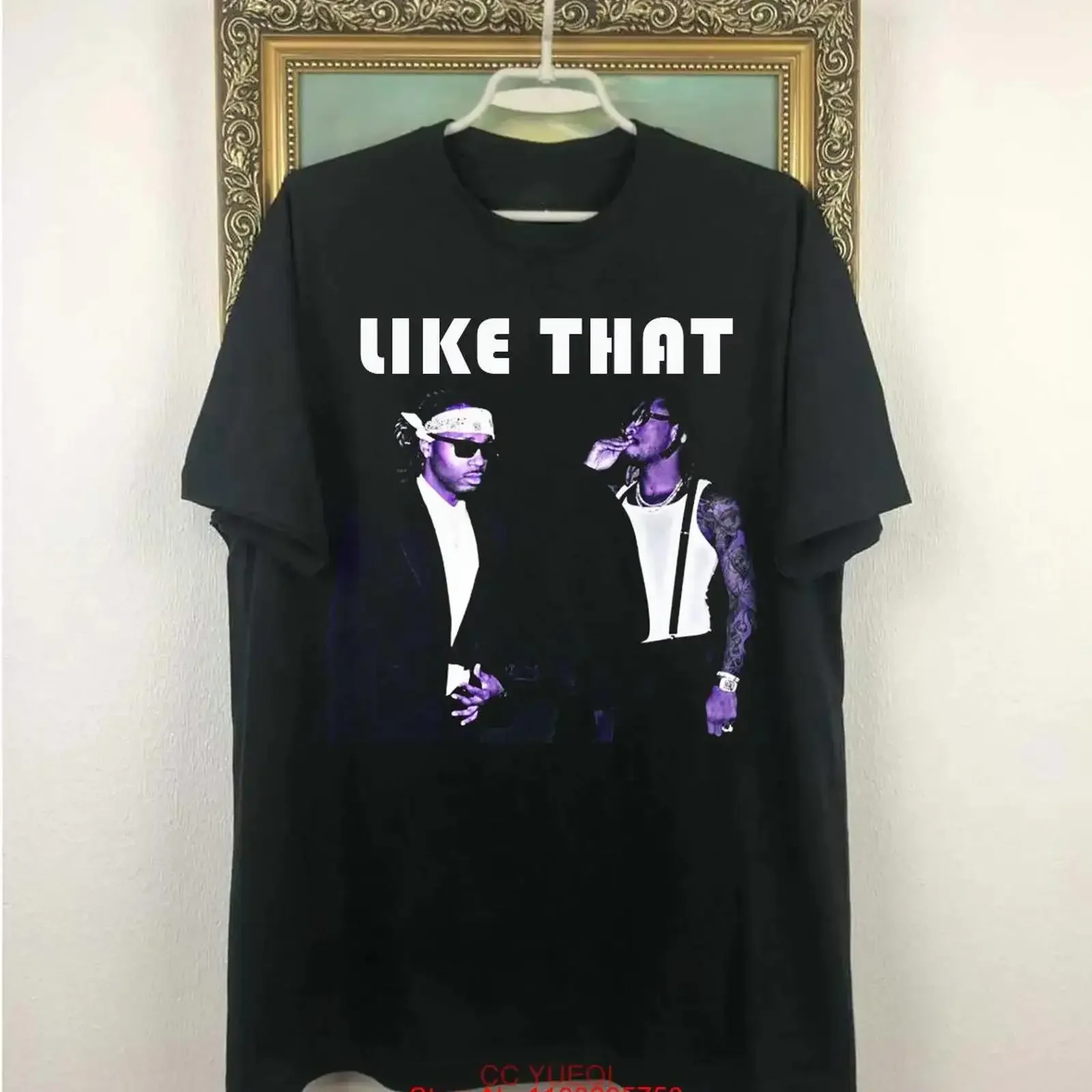 

Футболка Future Metro Boomin Kendrick Lamar Like That, все размеры QX0188, винтажный стираный повседневный универсальный топ для повседневной носки