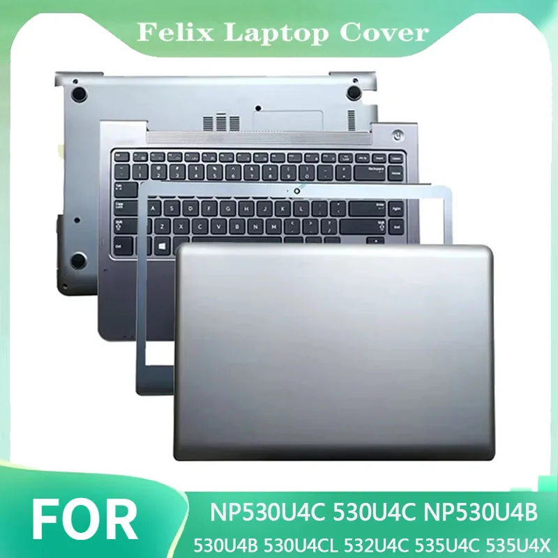 For NP530U4C 530U4C NP530U4B 530U4B 530U4CL 532U4C 535U4C 535U4X Laptop LCD Back Cover/Front Bezel/Palmrest/Bottom Case