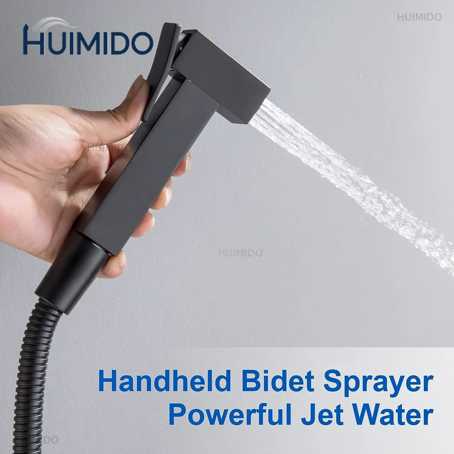 Warm Water Bidet Faucet for Toilet Hot and Cold Water Tap Mixer Stainless Steel Handheld Bidet Sprayer Attachment Set