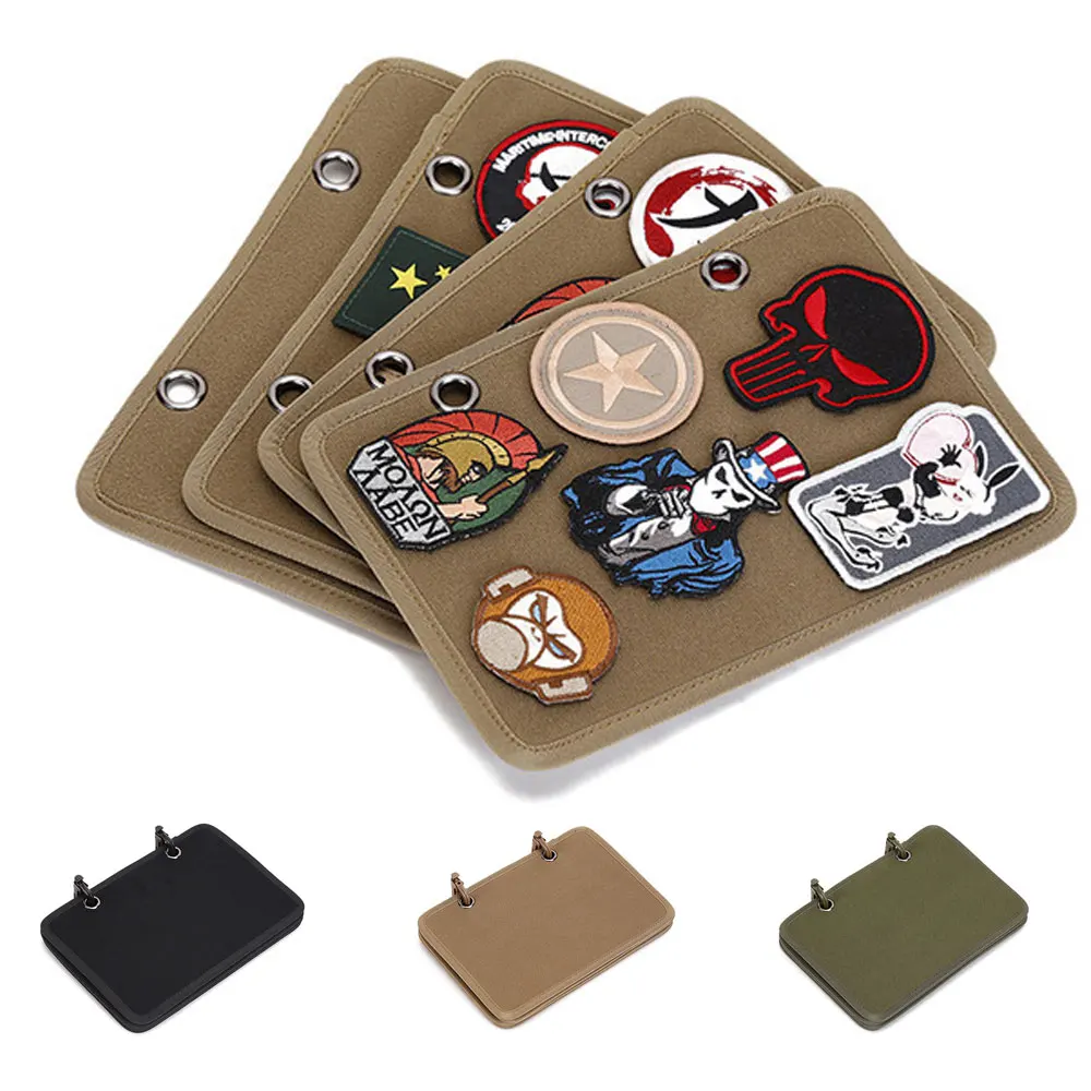 Armband Display Cloth Hunting Badge Collection Tactical Storage Board Sticky Board Airsoft Sports Gear NA41