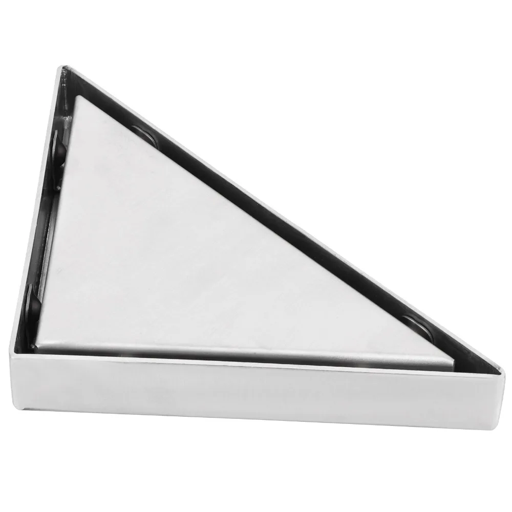 304 Stainless Steel Floor Drain Concealed Enlarged Buckle Design Corner Drain Tile Insert Threaded Adapter Floor Strainer Home